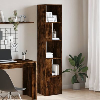 vidaXL Boekenkast 40x36x189 cm bewerkt hout gerookt eikenkleurig