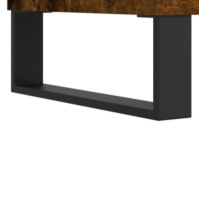 vidaXL Schappenkast 69,5x32,5x90 cm bewerkt hout gerookt eikenkleurig