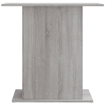 vidaXL Aquariumstandaard 75x36x72,5 cm bewerkt hout grijs sonoma