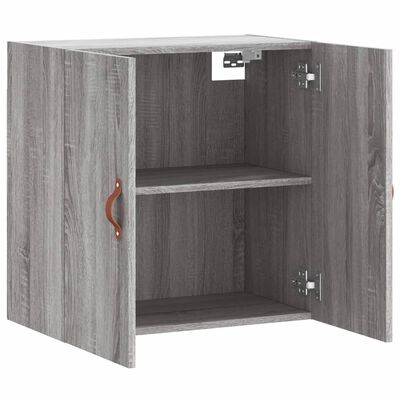 vidaXL Wandkast 60x31x60 cm bewerkt hout grijs sonoma eikenkleurig