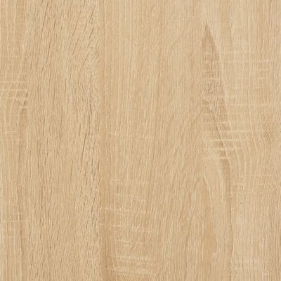 vidaXL Platenkast 84,5x38x89 cm bewerkt hout sonoma eikenkleurig