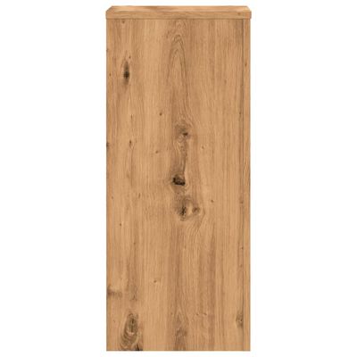 vidaXL Plantenstandaards 2 st 30x30x70 cm hout artisanaal eiken