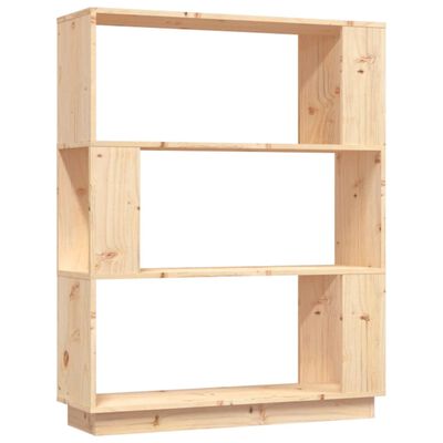 vidaXL Boekenkast/kamerscherm 80x25x101 cm massief grenenhout