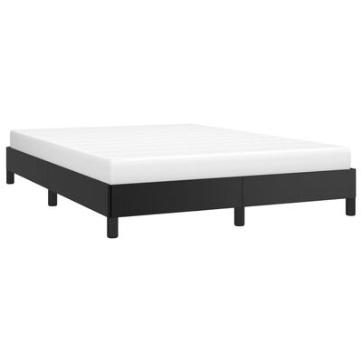 vidaXL Bedframe kunstleer zwart 140x200 cm