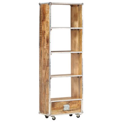 vidaXL Boekenkast 56x28x163 cm massief ruw mangohout