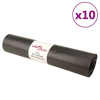 vidaXL Vuilniszakken 250 st 120 l zwart