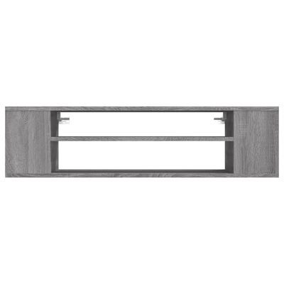 vidaXL Tv-hangmeubel 100x30x26,5 cm bewerkt hout grijs sonoma eiken