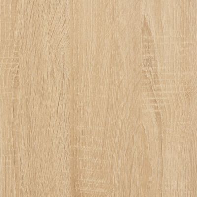 vidaXL Wandrek 3-laags 30x25x100 cm bewerkt hout sonoma eikenkleurig