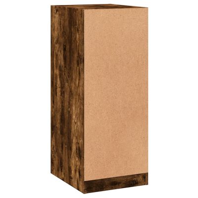 vidaXL Kledingkast 48x41x102 cm bewerkt hout gerookt eikenkleurig