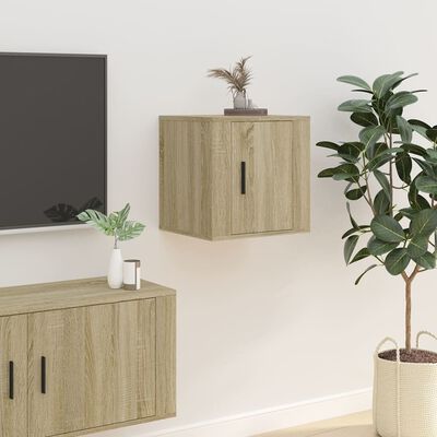 vidaXL Tv-wandmeubel 40x34,5x40 cm sonoma eikenkleurig