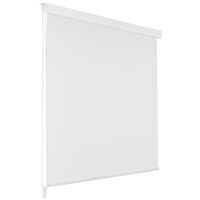 vidaXL Rolgordijn voor douche 100x240 cm wit