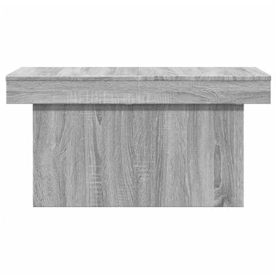 vidaXL Salontafel 100x55x40 cm bewerkt hout grijs sonoma eikenkleurig