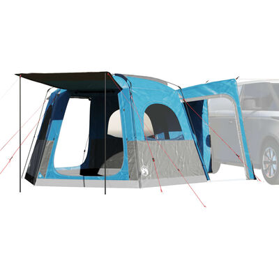 vidaXL Autotent 4-persoons waterdicht blauw