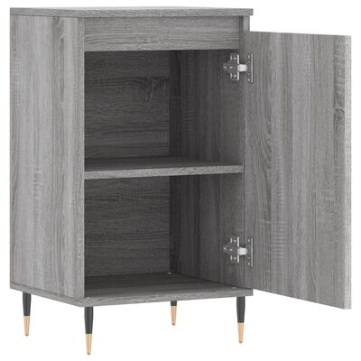 vidaXL Dressoirs 2 st 40x35x70 cm bewerkt hout grijs sonoma