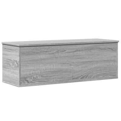 vidaXL Opbergbox 102x35x35 cm bewerkt hout grijs sonoma eikenkleurig