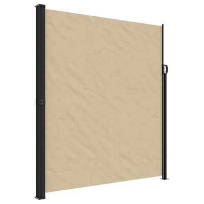 vidaXL Windscherm uittrekbaar 220x500 cm beige