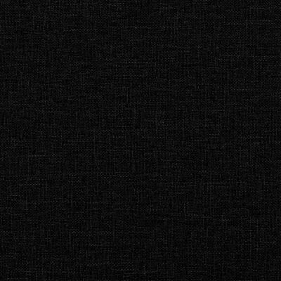 vidaXL Hoofdbordkussen 200 cm stof zwart