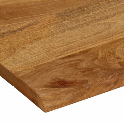 vidaXL Tafelblad met natuurlijke rand 90x80x3,8 cm massief mangohout