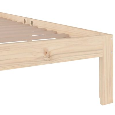 vidaXL Bedframe massief hout 75x190 cm