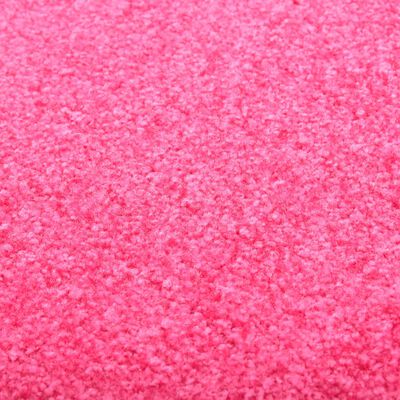 vidaXL Deurmat wasbaar 60x90 cm roze