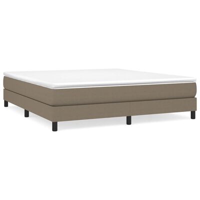 vidaXL Bedframe stof taupe 180x200 cm