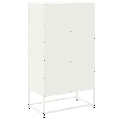 vidaXL Tv-meubel 100,5x39x60,5 cm staal mosterdgeel