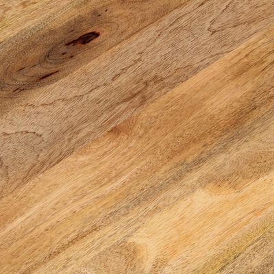 vidaXL Tafelblad ovaal 80x40x2,5 cm massief mangohout