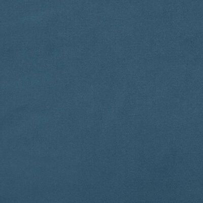 vidaXL Hoofdborden 2 st 100x7x78/88 cm fluweel donkerblauw