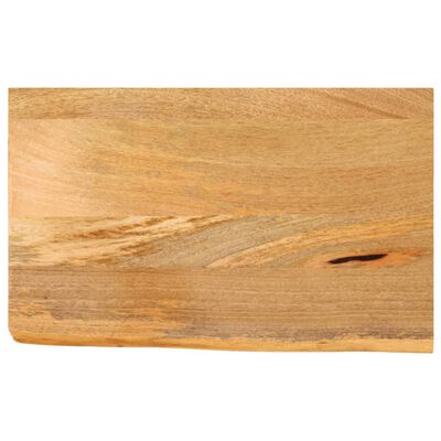 vidaXL Tafelblad met natuurlijke rand 50x30x2,5 cm massief mangohout