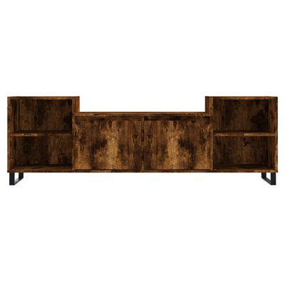 vidaXL Tv-meubel 160x35x55 cm bewerkt hout gerookt eikenkleurig