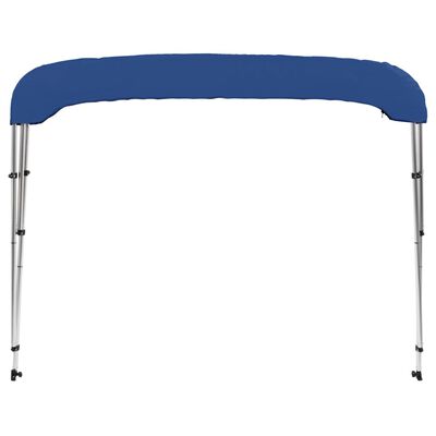 vidaXL Biminitop 3-boogs 183x160x137 cm blauw