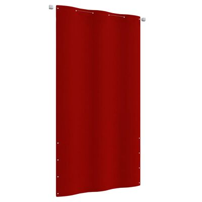 vidaXL Balkonscherm 120x240 cm oxford stof rood