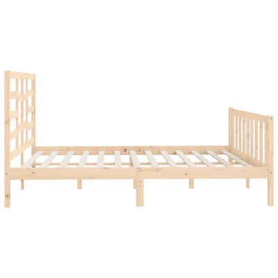 vidaXL Bedframe massief grenenhout 200x200 cm