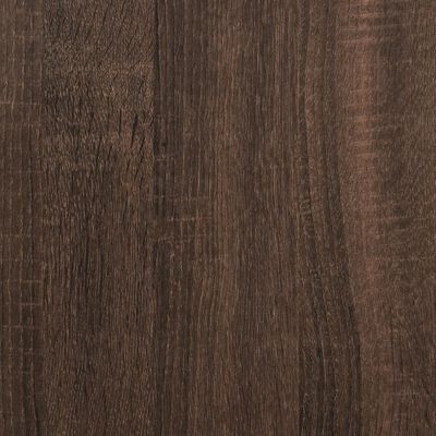 vidaXL Nachtkastjes 2 st 40x30x40 cm bewerkt hout bruin eikenkleur