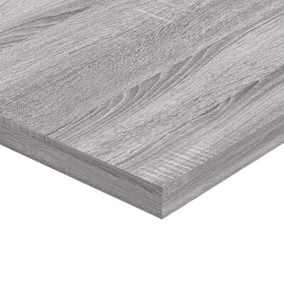 vidaXL Wandschappen 4 st 60x30x1,5 cm bewerkt hout grijs sonoma eiken