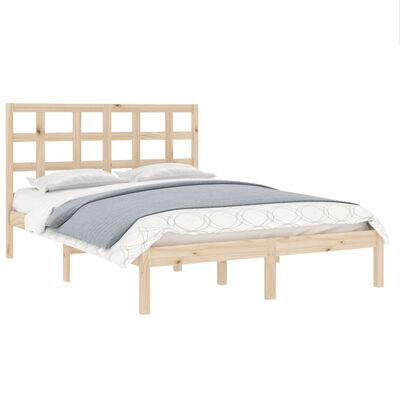 vidaXL Bedframe massief hout 150x200 cm