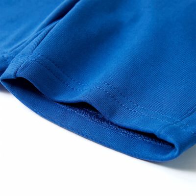 Kindershort met trekkoord 104 blauw