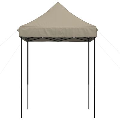 vidaXL Partytent inklapbaar pop-up 200x200x306 cm taupe