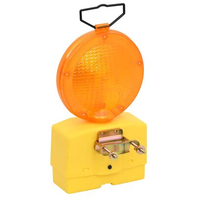 vidaXL Bouwlampen 2 st met batterijen 18x8x37 cm