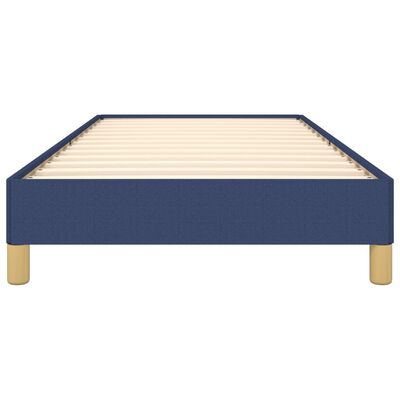 vidaXL Bedframe stof blauw 90x190 cm