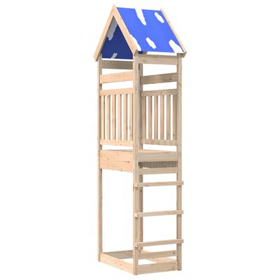 vidaXL Speeltoren 85x52,5x265 cm massief grenenhout