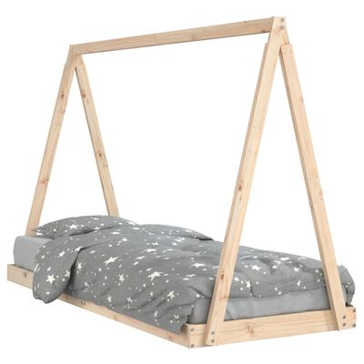 vidaXL Kinderbedframe 80x200 cm massief grenenhout