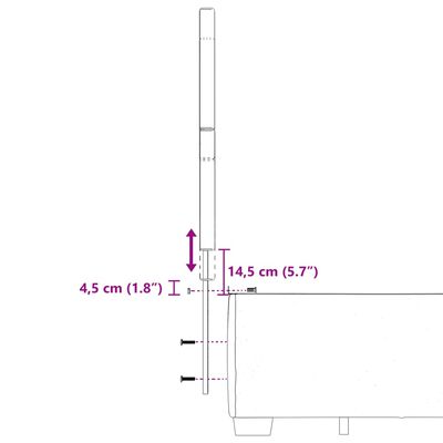 vidaXL Boxspring met matras fluweel zwart 140x190 cm