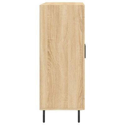 vidaXL Dressoir 69,5x34x90 cm bewerkt hout sonoma eikenkleurig