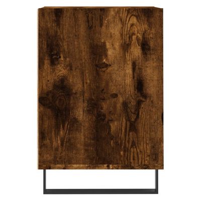 vidaXL Tv-meubel 160x35x55 cm bewerkt hout gerookt eikenkleurig