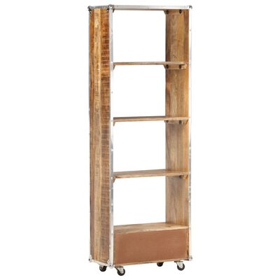 vidaXL Boekenkast 56x28x163 cm massief ruw mangohout