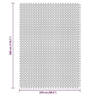 vidaXL Kampeerkleed 3x2,5 m antracietkleurig