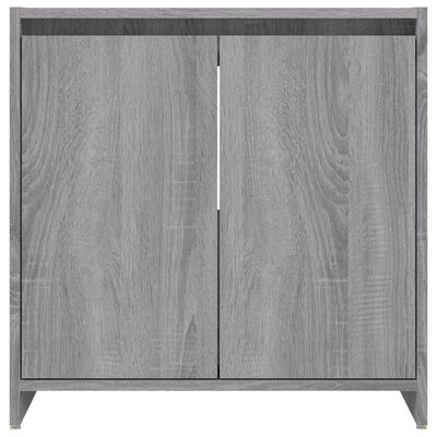 vidaXL Badkamerkast 60x33x61 cm bewerkt hout grijs sonoma eikenkleurig