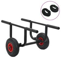 vidaXL Kajaktrolley 90 kg aluminium