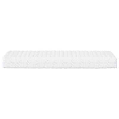 vidaXL Slaapbank met matras 100x200 cm fluweel geel